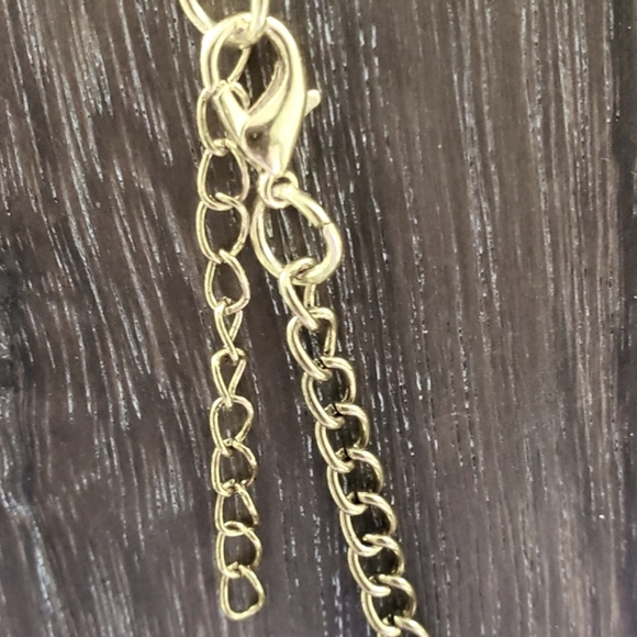 Gold & Turquoise Necklace & Earring Set - Picture 5 of 6